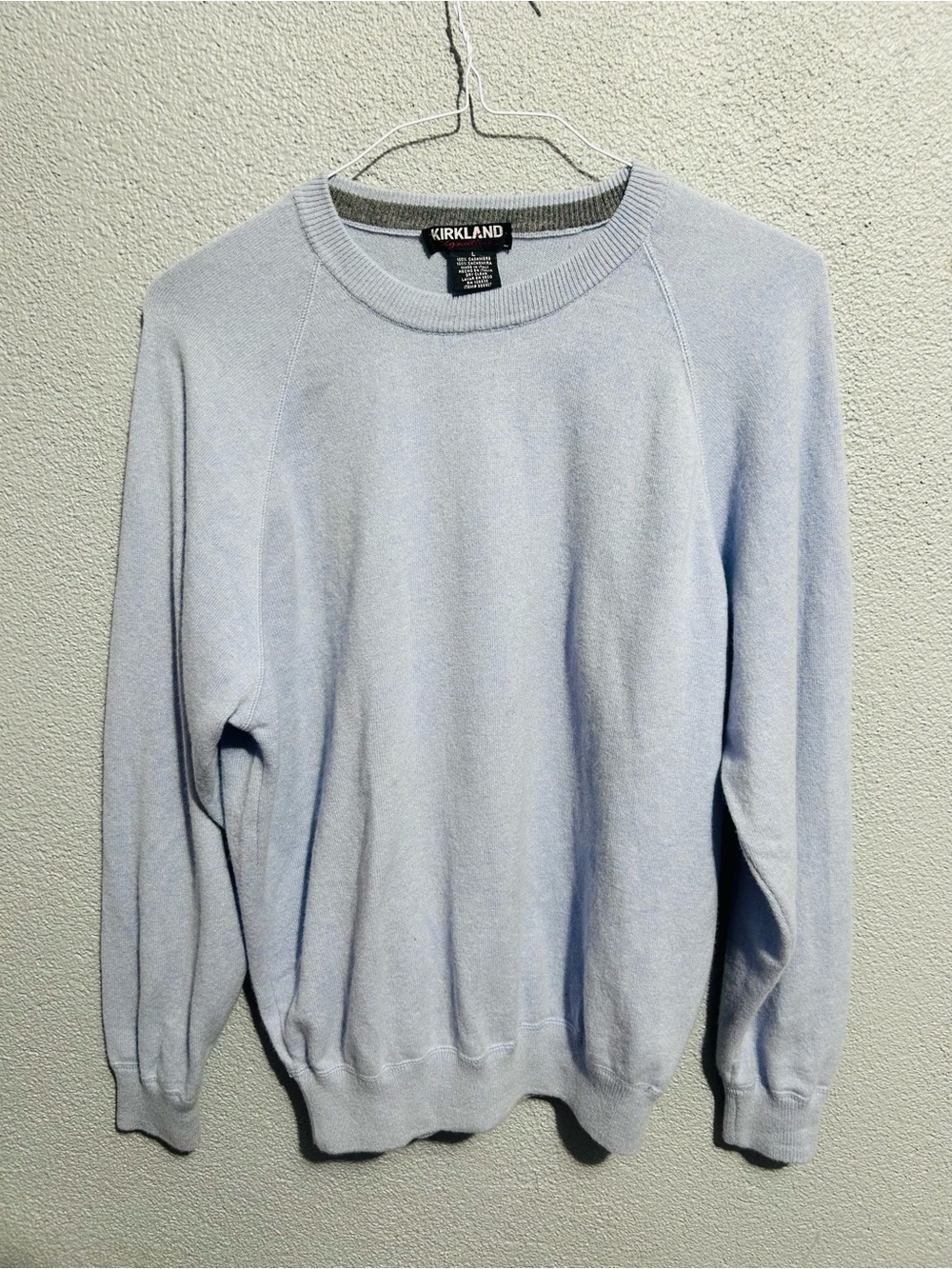 NWOT Kirkland 100% cashmere sweater size large